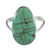 Turquoise Inlay Southwest Authenic Sterling Silver Ring Size 8-1/4 WX58757